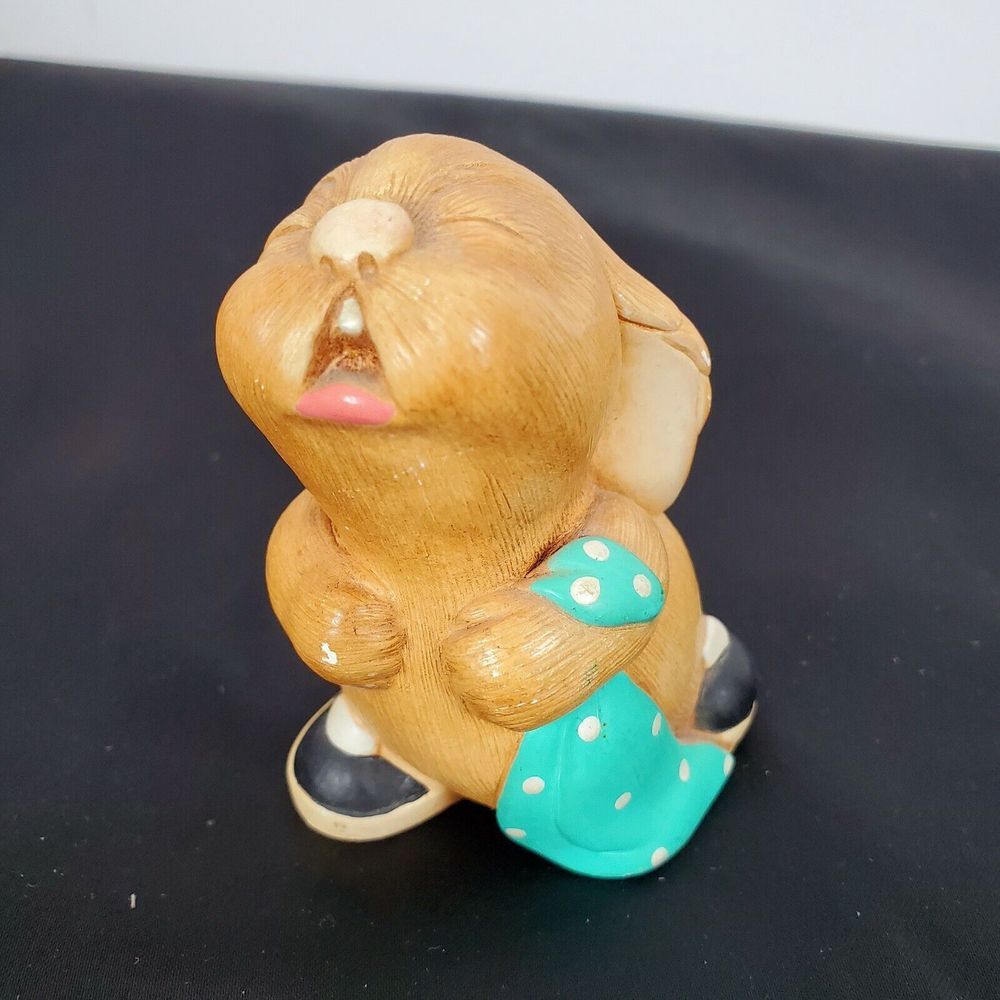 Vintage Pendelfin Rabbit Barney Hand Painted Made in‎ England Easter GUC